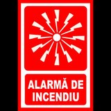 Placuta pentru alarma de incendiu